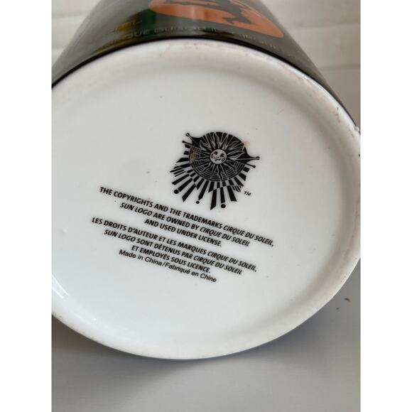 Unique Orange & Red Cirque du Soleil Sun Circus Performer 11oz Coffee Tea Mug - Picture 5 of 7